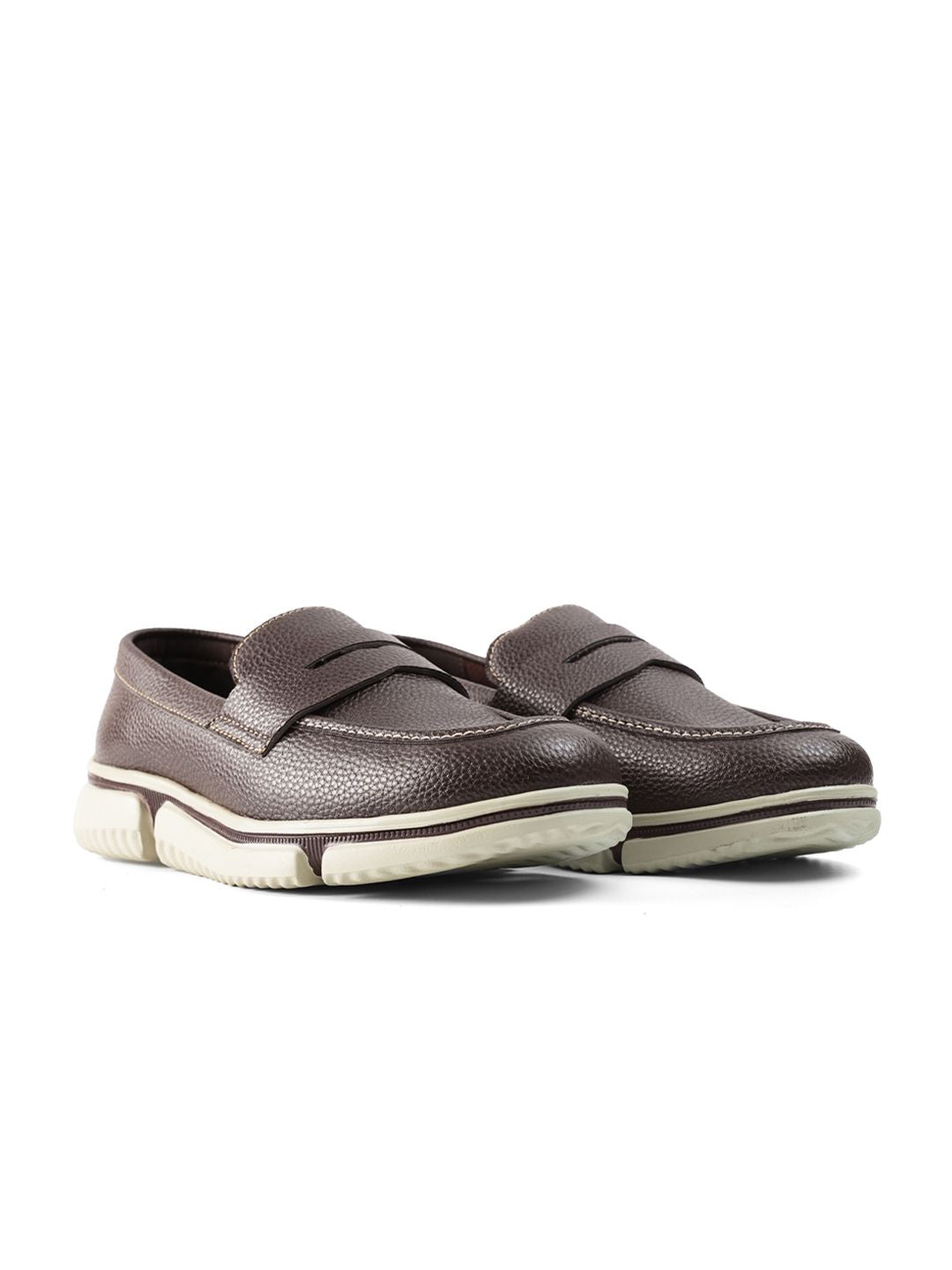MONKSTORY Lelaki PU Slip-On Sneakers