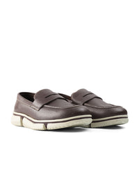 MONKSTORY Lelaki PU Slip-On Sneakers