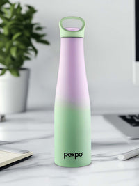 Pexpo Green MOROCCO-ISI Certified Thermosteel Hot & Cold Flask Water Bottle 620ml