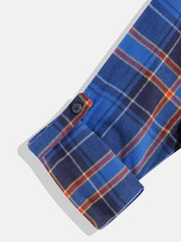 Monte Carlo Boys Tartan Checked Casual Smart Fit Shirt