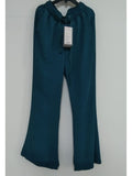 DressBerry Women Mid-Rise Crinkled Effect Bootcut Fit Trousers