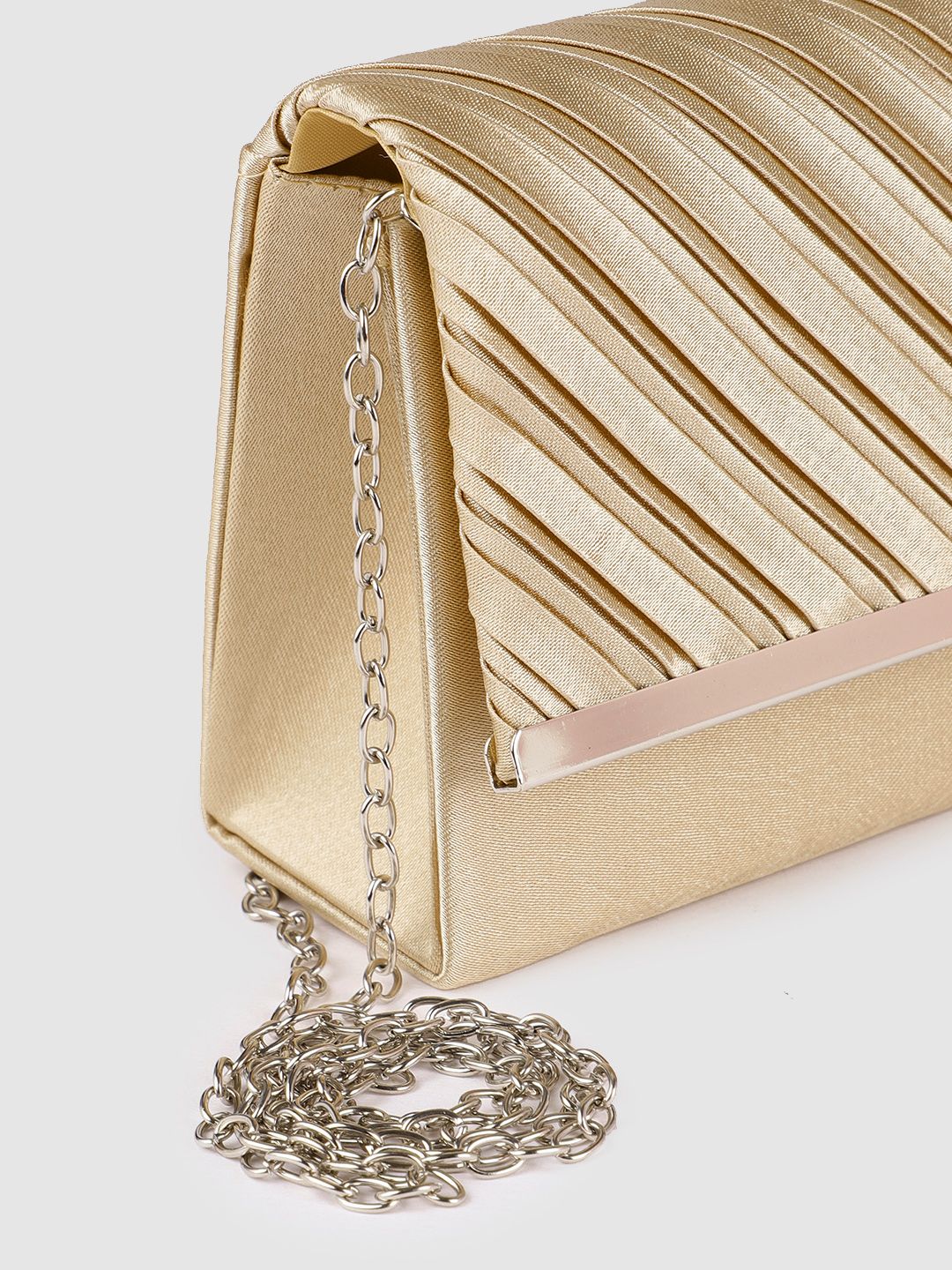 Lino Perros Gold-Toned Textured Clutch