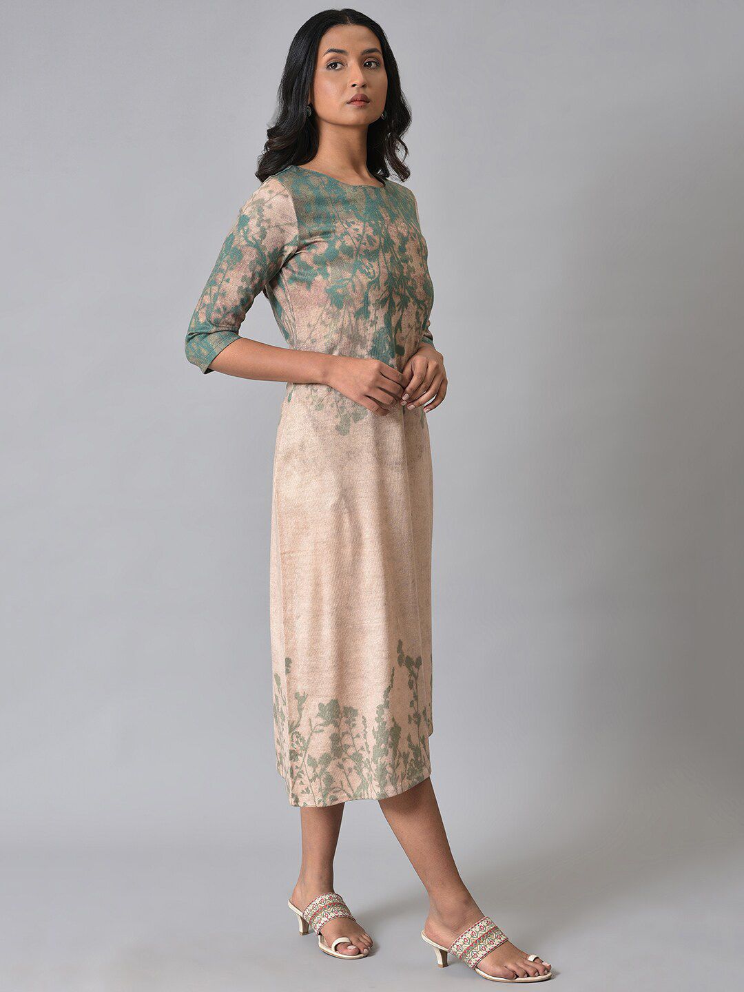 W A-Line Cotton Dress