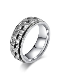 SALTY Men Stainless Steel Popeye Classic Finger Rings