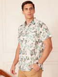 DENNISON Smart Block Printed Casual Shirt