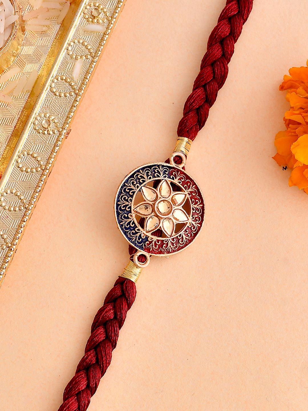 Voylla Floral Benang Jalinan Rakhi