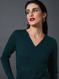 Sassafras worklyf v-neck sarung pakaian