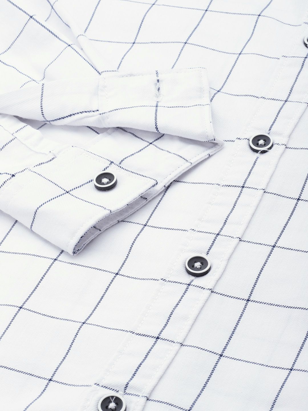 The Indian Garage Co Men Checked Pure Cotton Casual Shirt