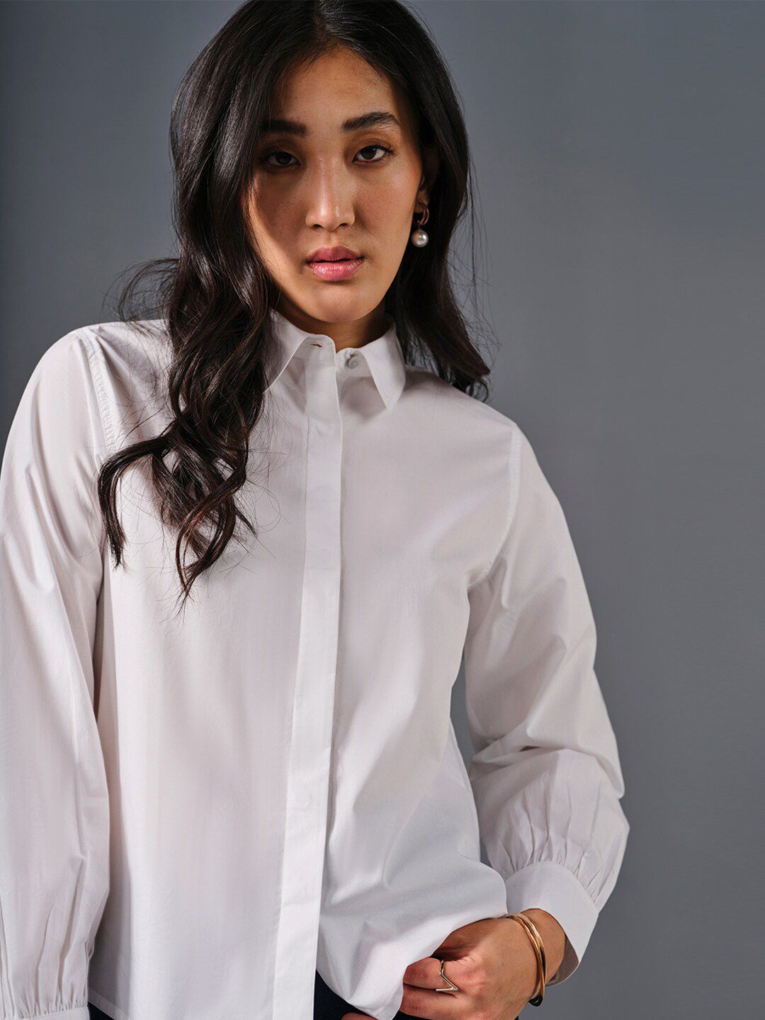 AND Cotton Shirt Style Top