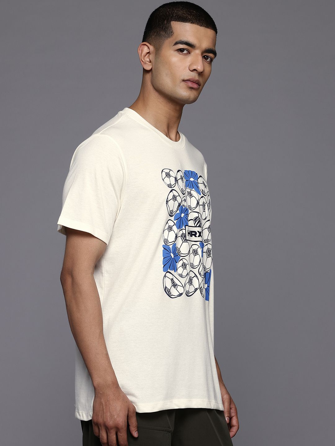 HRX by Hrithik Roshan Men Printed Lifestyle T-shirt