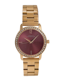 French Connection Women Stainless Steel Bracelet Style Straps Analogue Watch FCN054D