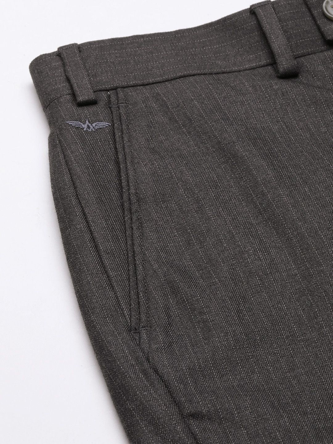 Park Avenue Men Solid Formal Trousers