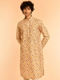 Diwas by Manyavar Men Ethnic Motifs Printed Mandarin Collar Kurta