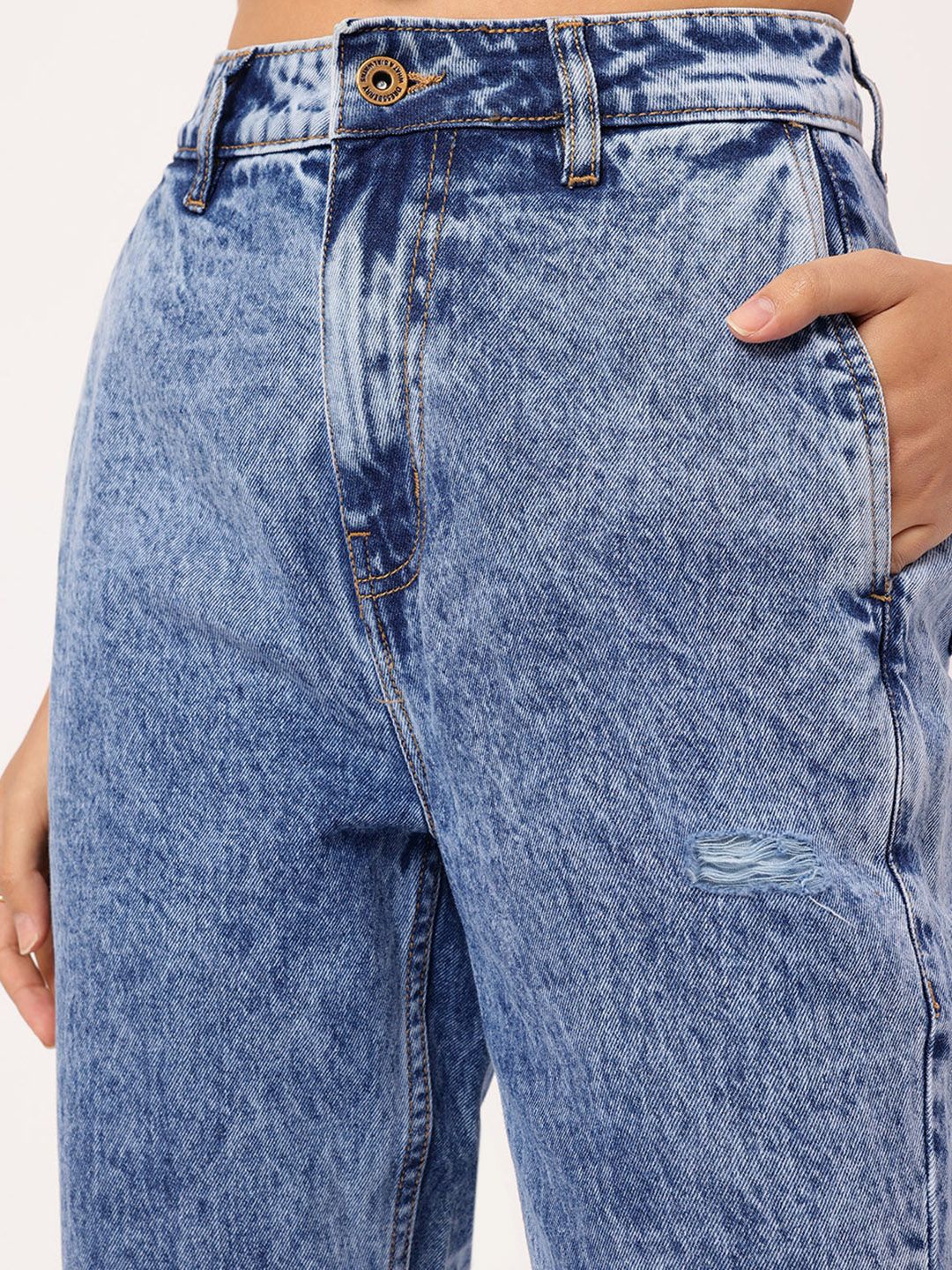 DressBerry Women Effortless Edge Straight Fit Jeans