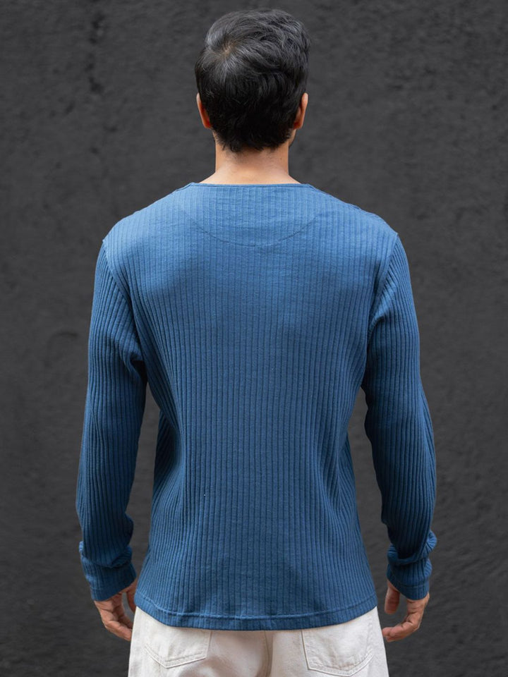 Powerlook Men Solid Round Neck Cotton T-shirt