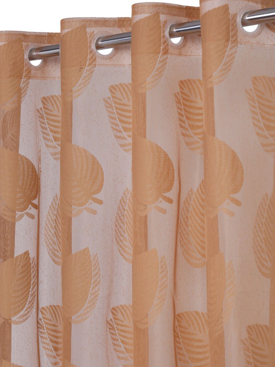 HOSTA HOMES Brown Floral Window Curtain