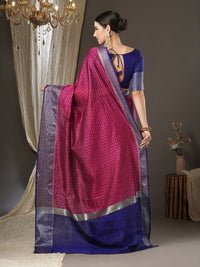 Saree mall Checked Zari Saree