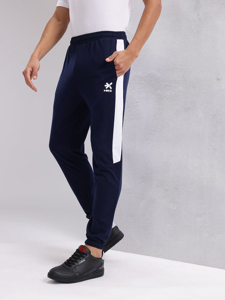 HRX by Hrithik Roshan Men Solid Joggers With Contrast Panel