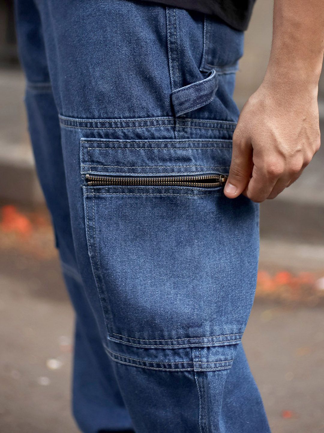 Powerlook Men Mid-Rise Boyfriend Fit Clean Look Light Fade Jeans