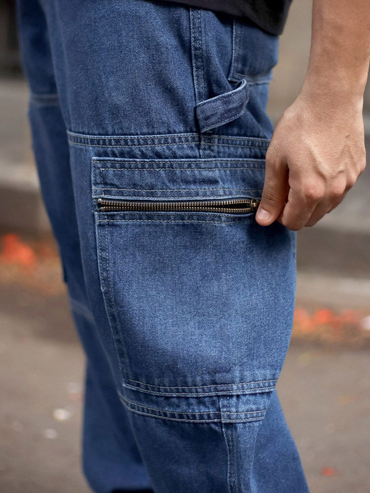 Powerlook Men Mid-Rise Boyfriend Fit Clean Look Light Fade Jeans