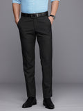 Raymond Men Checked Slim Fit Formal Trousers