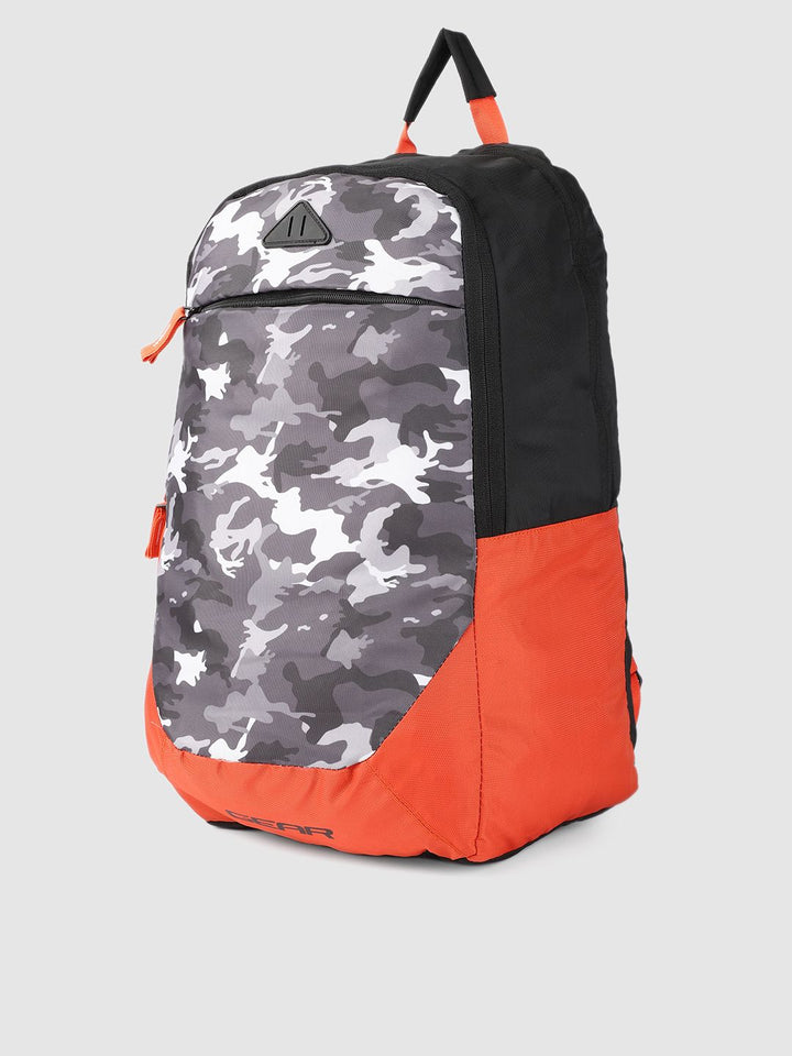Gear Unisex Grey & White RANGER 2 Camouflage Printed Backpack