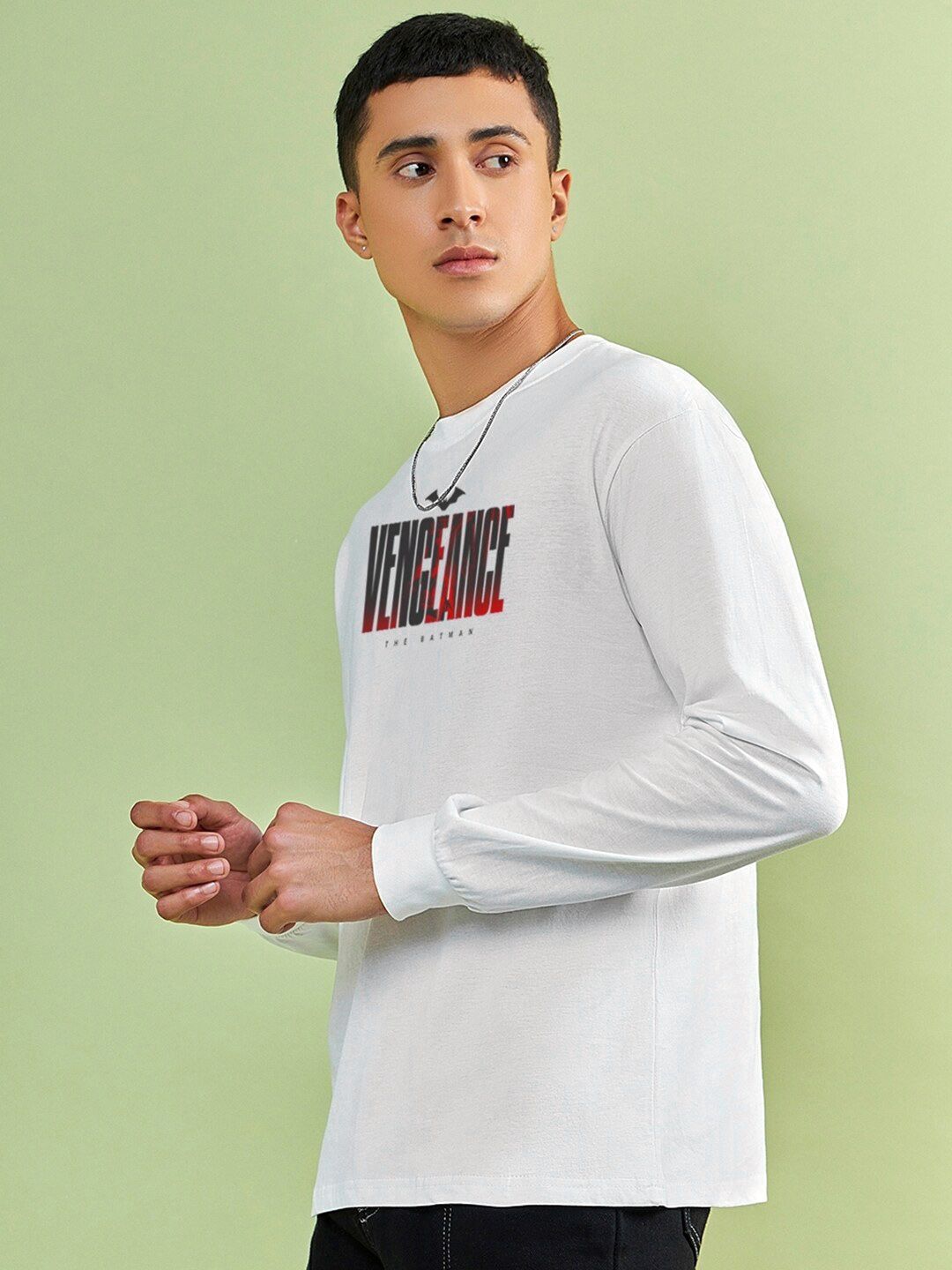 Bewakoof Typography Printed Pure Cotton Oversized T-shirt