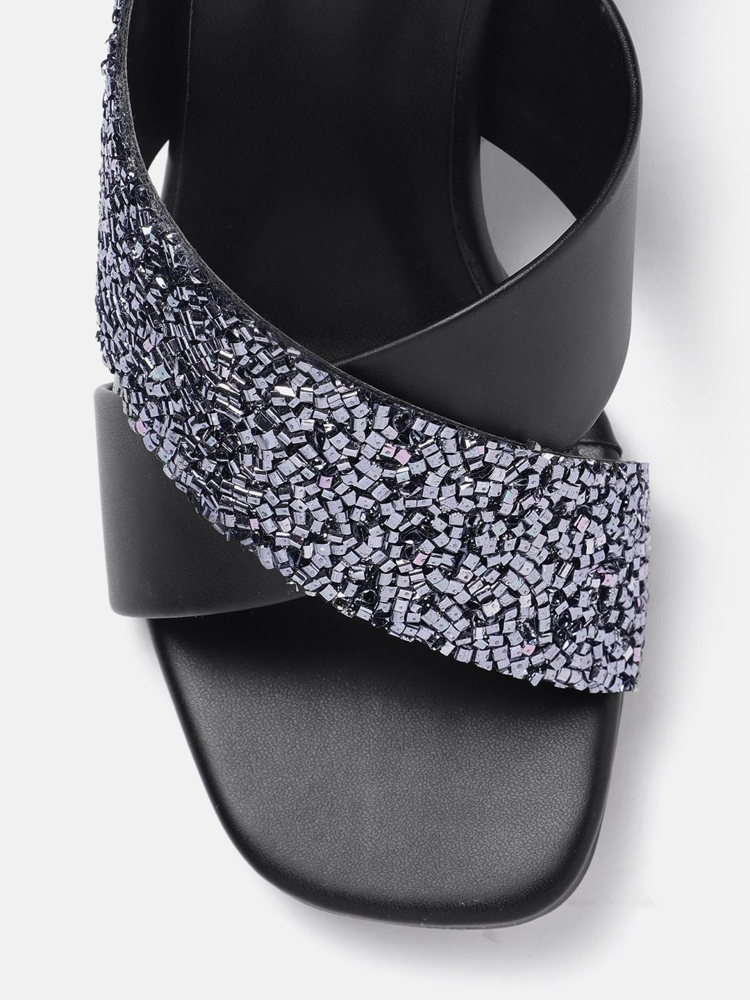 Anouk Embellished Block Heel