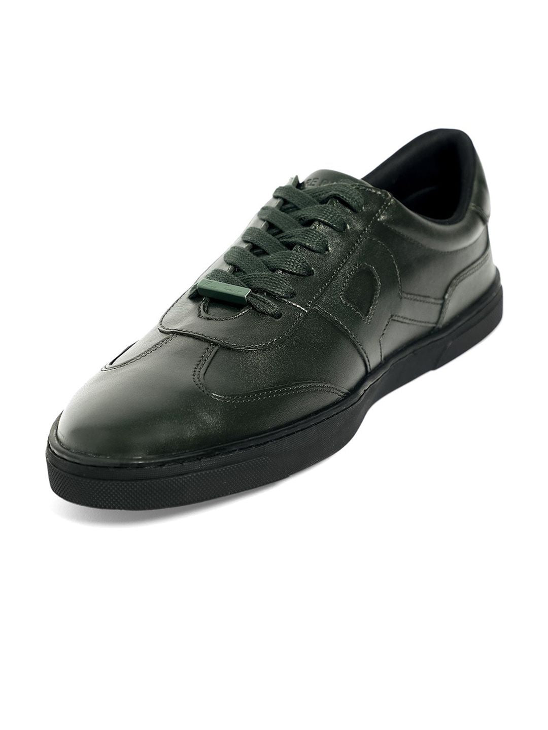 RARE RABBIT Men Merc Textured Leather Sneakers