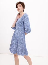 DressBerry Stacked Tiers Floral Frolic Dress