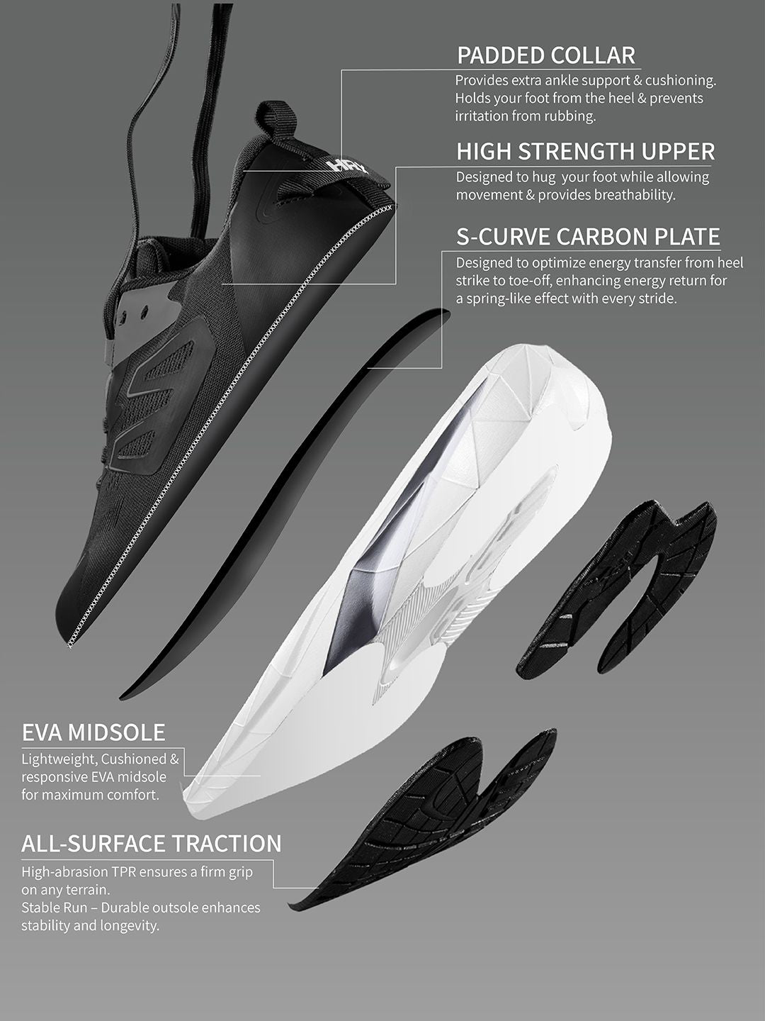 HRX by Hrithik Roshan Men CARBONIC Running Shoes