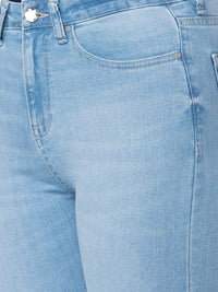 SPYKAR Women Super Skinny Fit High-Rise Light Fade Cotton Jeans