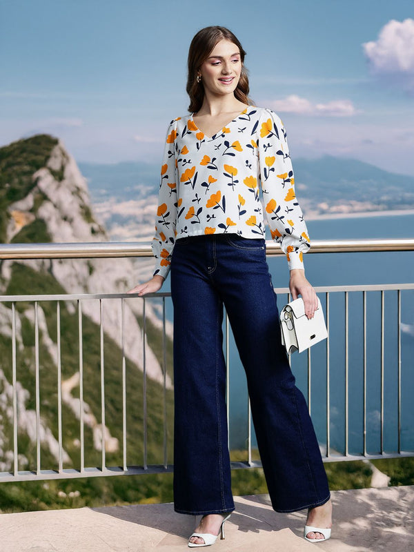 DressBerry Floral Print Top