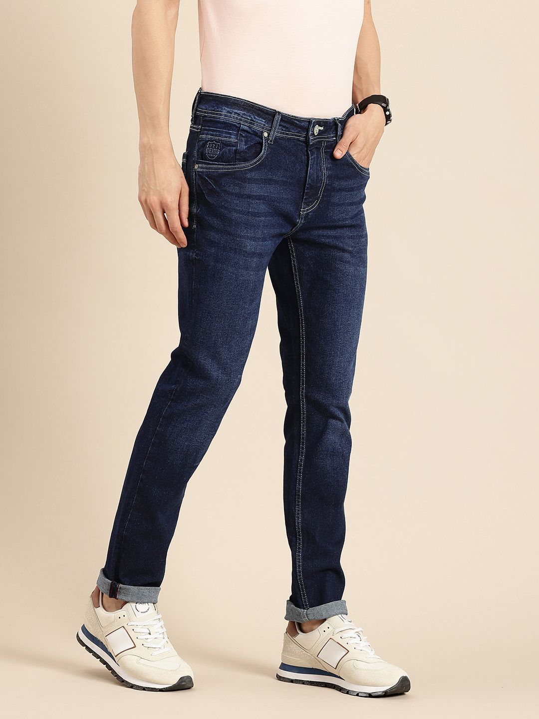 Being Human Men Slim Fit Light Fade Stretchable Jeans