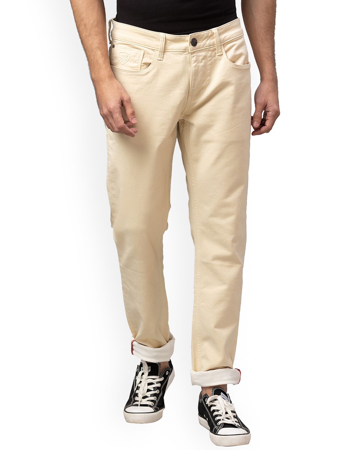 Being Human Men Beige Slim Fit Jeans