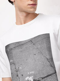 ether Men Grower Graphic Printed Comfort Fit T-shirt