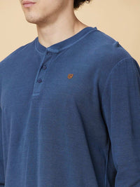 Being Human Men Mandarin Collar T-shirt