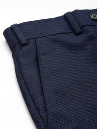 Park Avenue Men Textured Formal Trousers