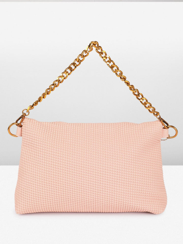 DressBerry Textured Structured Handheld Bag