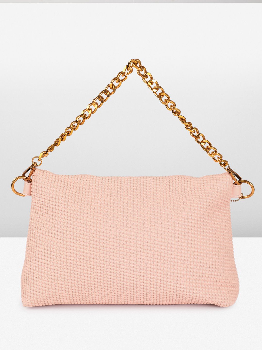 DressBerry Textured Structured Handheld Bag