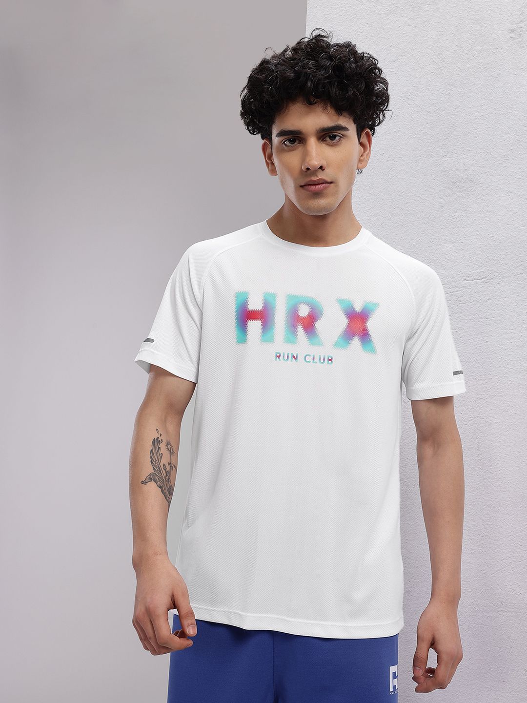HRX by Hrithik Roshan Rapid Dry Printed Running T-Shirt