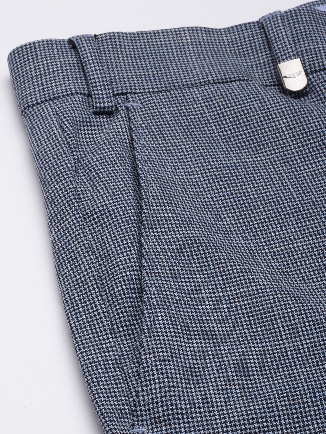 Park Avenue Men Textured Formal Trousers
