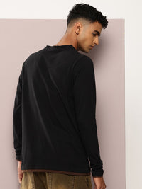 DILLINGER Men Airtex Fabric Solid T-shirt