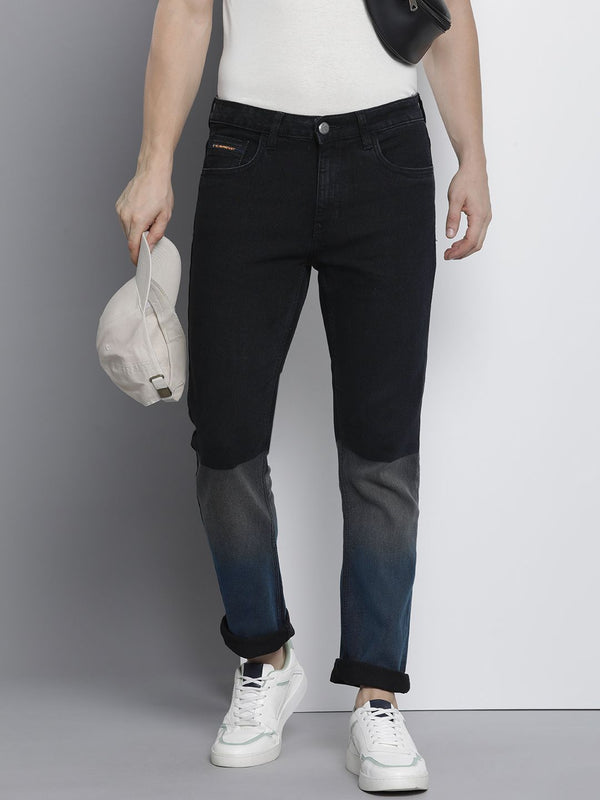 The Indian Garage Co Men Slim Fit Ombre Jeans