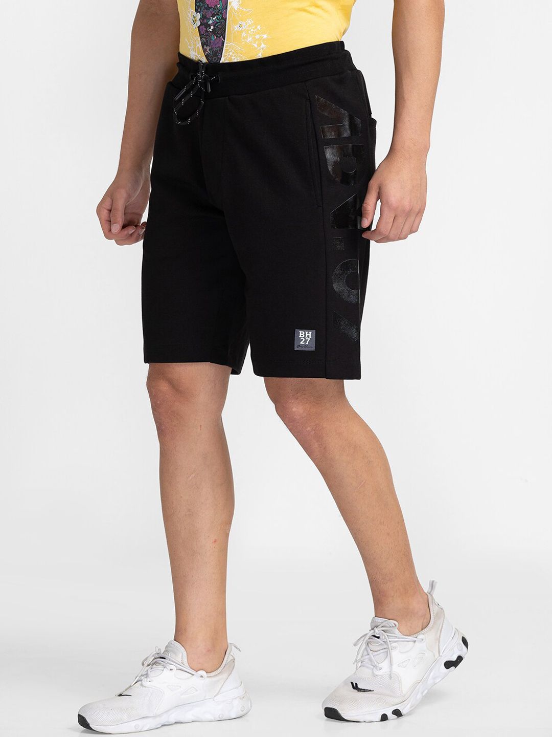 Being Human Men Mid-Rise Regular Fit Sports Shorts