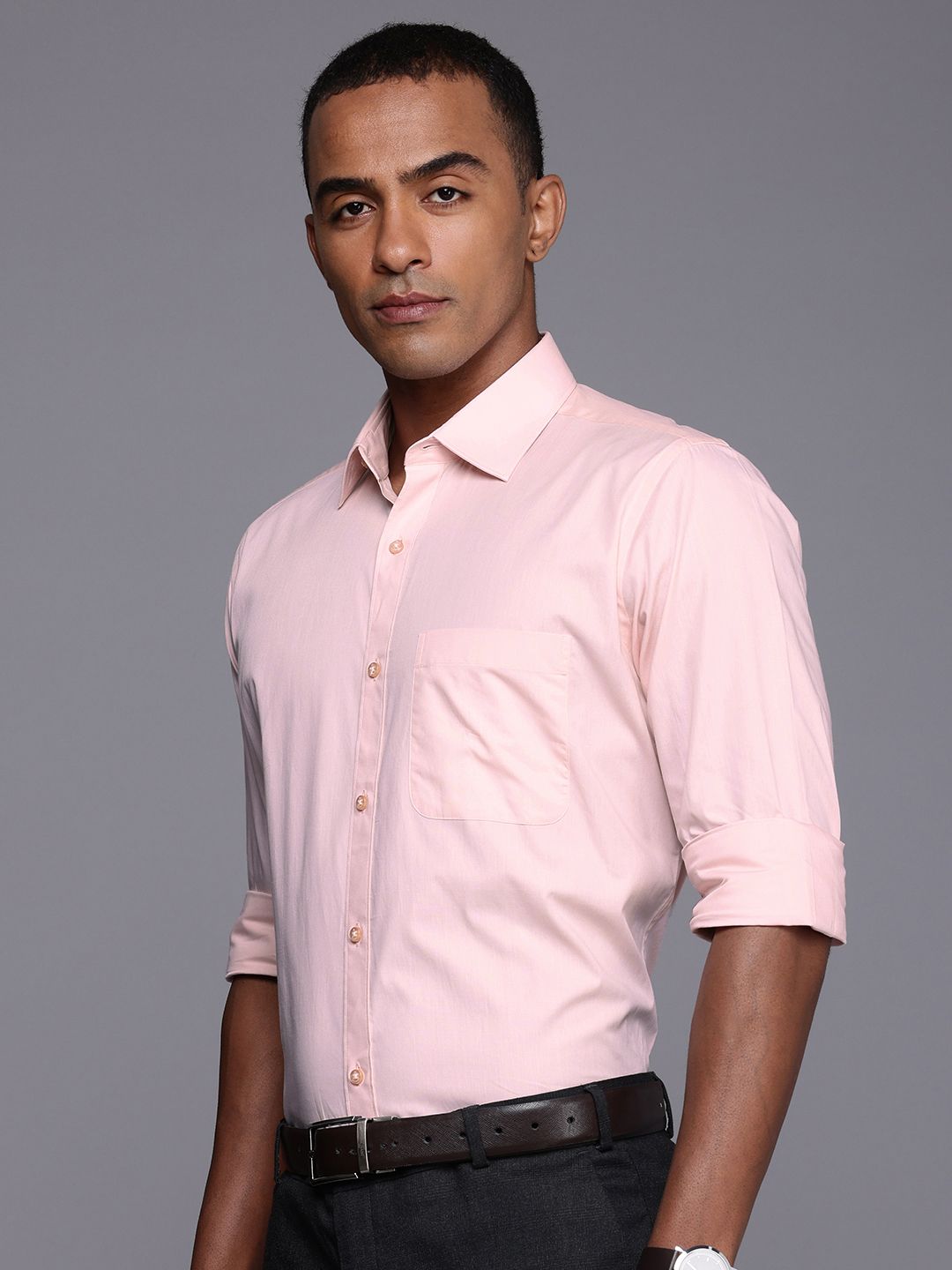 Raymond Pure Cotton Opaque Formal Shirt
