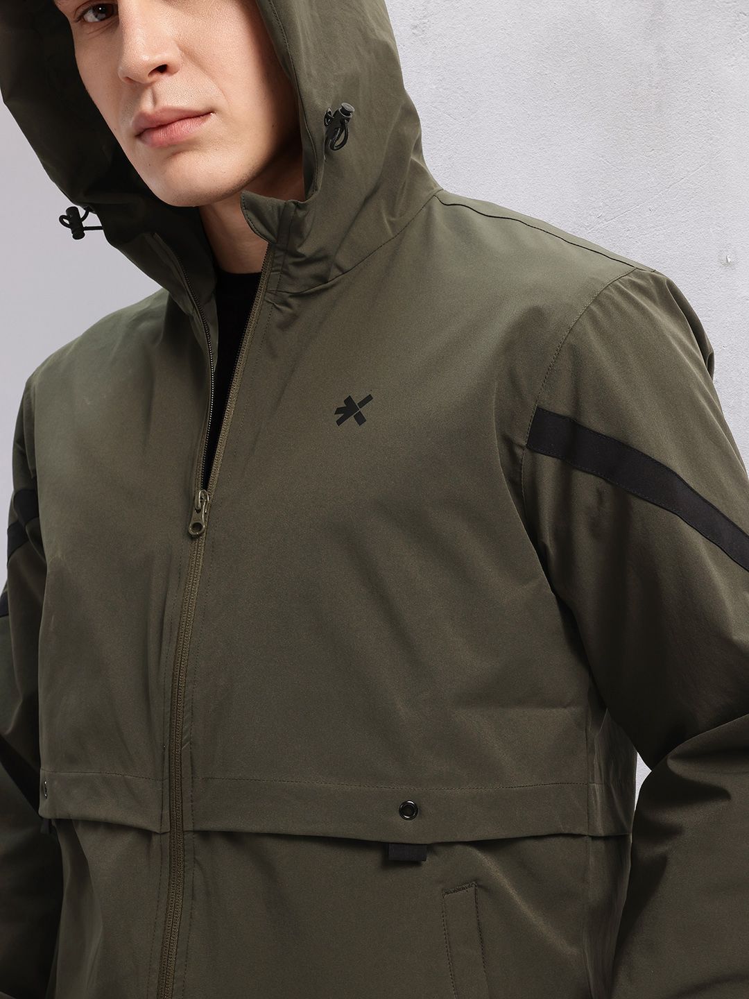 HRX by Hrithik Roshan Rapid-Dry Hooded Lifestyle Sporty Jacket