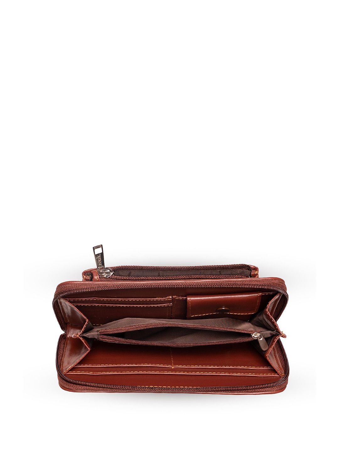ZOUK Women Floral Printed Zip Around Wallet