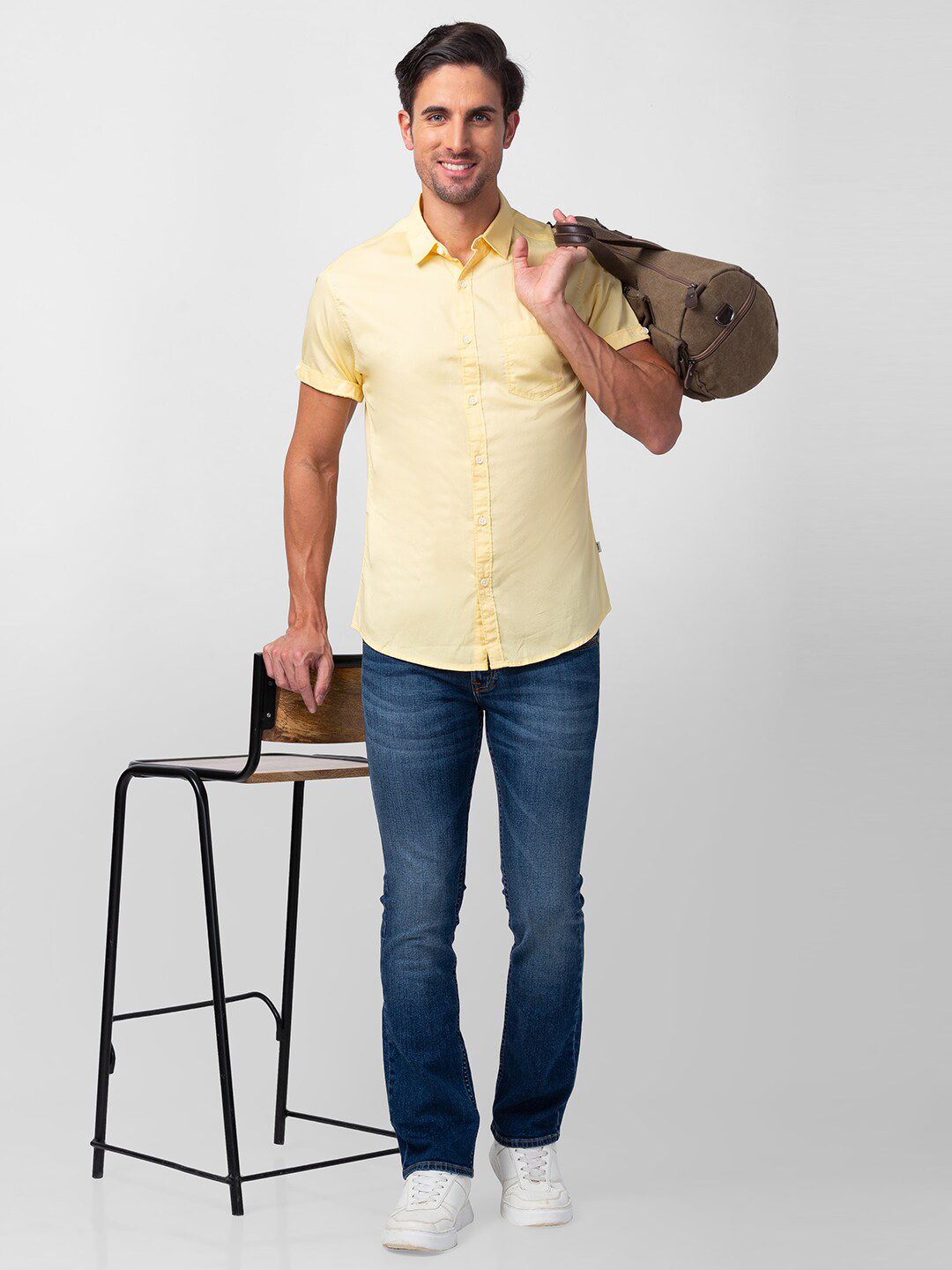 SPYKAR Men Slim Fit Casual Shirt