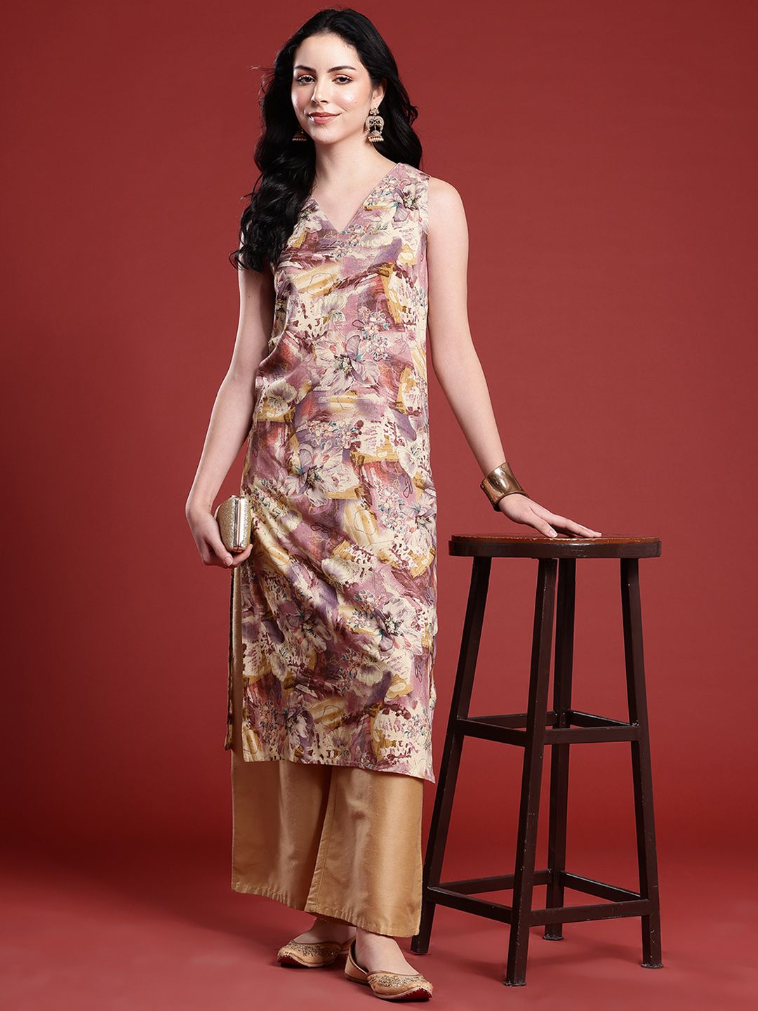 Anouk Women Floral Printed Kurta